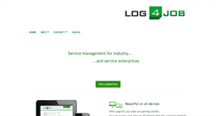 Desktop Screenshot of log4job.com