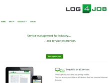 Tablet Screenshot of log4job.com